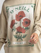 O'NEILL Nouveau Womens Oversized Crew Neck Sweatshirt image number 4