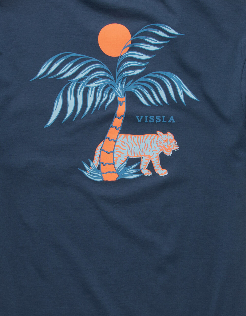 VISSLA El Tigre Mens Organic Pocket T-Shirt image number 2