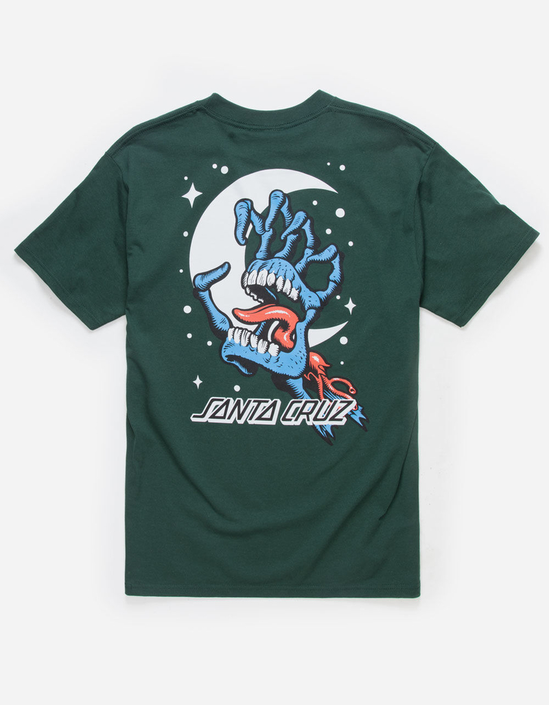 SANTA CRUZ Cosmic Bone Hand Mens Tee image number 1