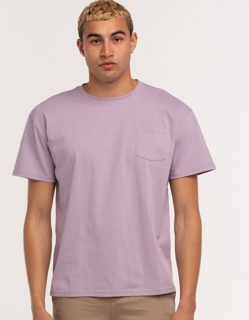 RSQ Oversized Solid Mens Pocket Tee image number 0