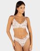 HURLEY Cheetah Spots Skimpy Womens Bikini Bottom image number 1