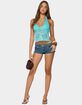 EDIKTED Butterfly Sequin Backless Halter Top image number 5