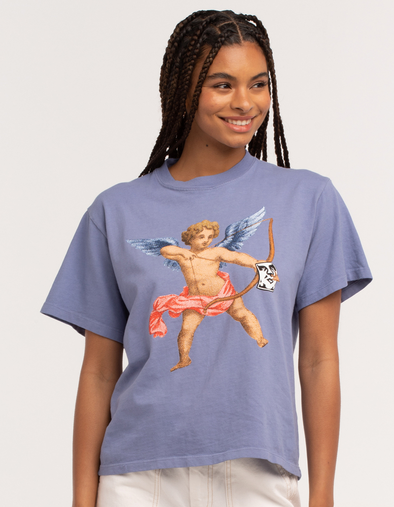 OBEY Watch Out Womens Tee image number 1