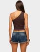 EDIKTED Adalee Asymmetric One Shoulder Top image number 3