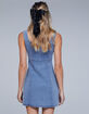 RSQ Womens Zip Front Denim Dress image number 5