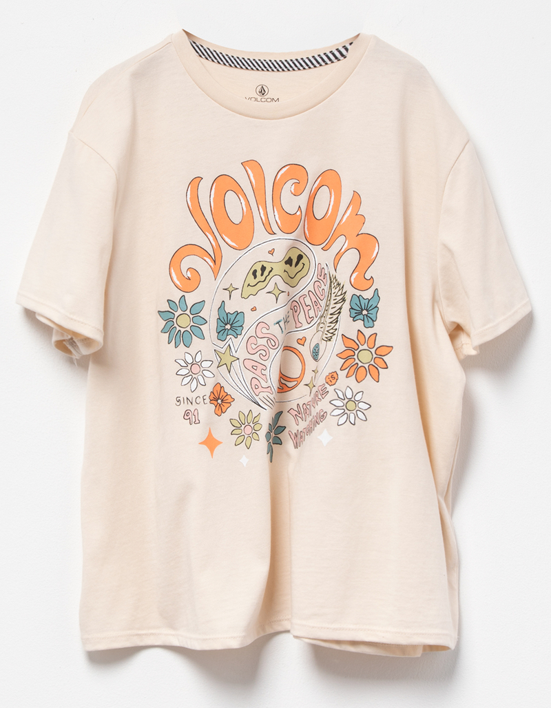VOLCOM Psych Stoked Girls Boyfriend Tee image number 0