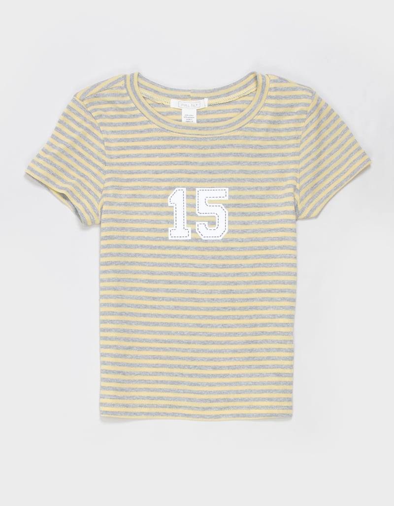 FULL TILT 15 Girls Stripe Tee image number 0