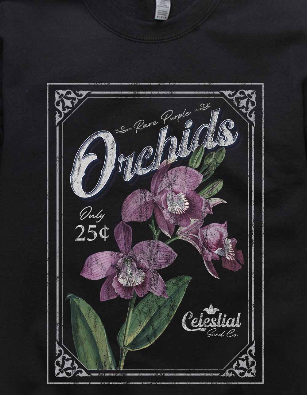 ORCHID Celestial Stamp Unisex Crewneck Sweatshirt - BLACK | Tillys