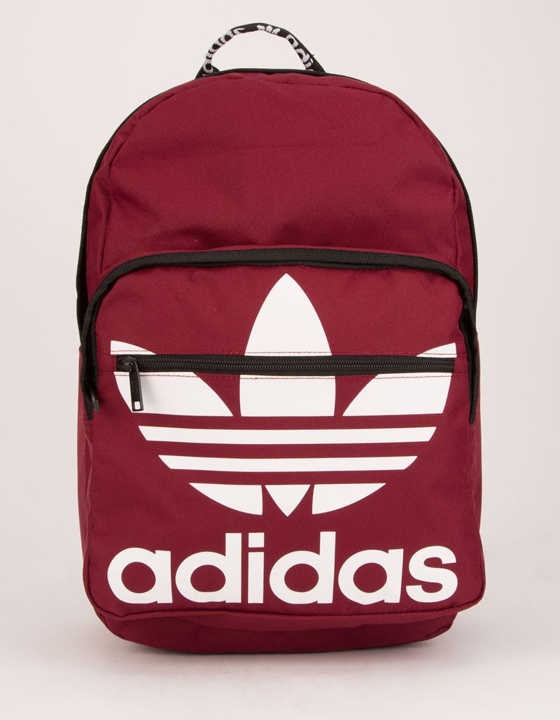 ADIDAS Trefoil Pocket Burgundy Backpack image number 0