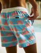 RSQ Mens Sun Stripe 5'' Swim Shorts image number 4