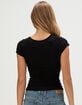 BOZZOLO Womens Square Neck Tee image number 4