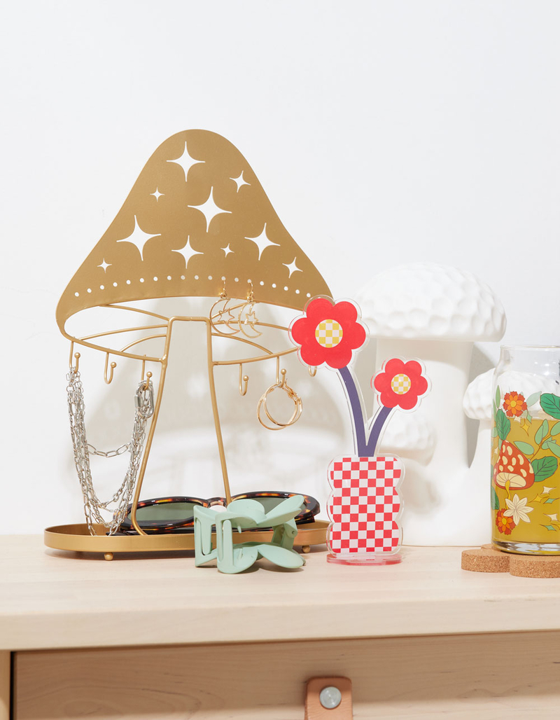 TILLYS HOME Mushroom Jewelry Stand image number 3