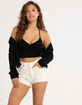LEVI'S 501 High Rise Womens Denim Shorts - Whiteboard image number 1