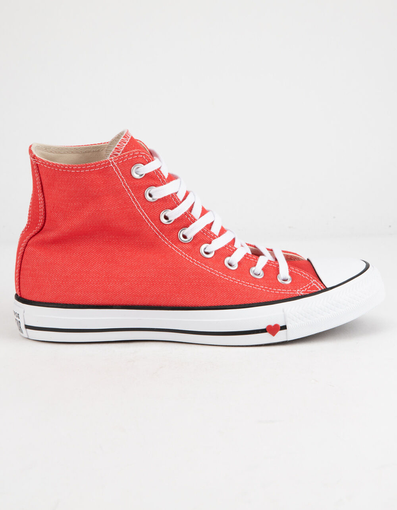 CONVERSE Chuck Taylor All Star Denim Love High Top Womens Shoes image number 0