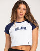 HYPE AND VICE Villanova Womens Raglan Tee image number 1