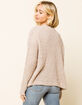 WEST OF MELROSE Knit Ain't Over Tan Womens Cardigan image number 3
