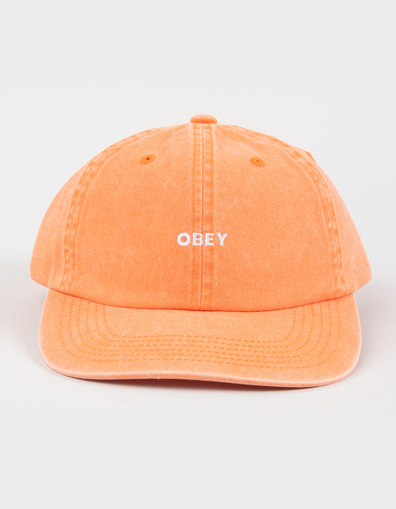 OBEY Pigment Bold 6 Panel Strapback Hat image number 1