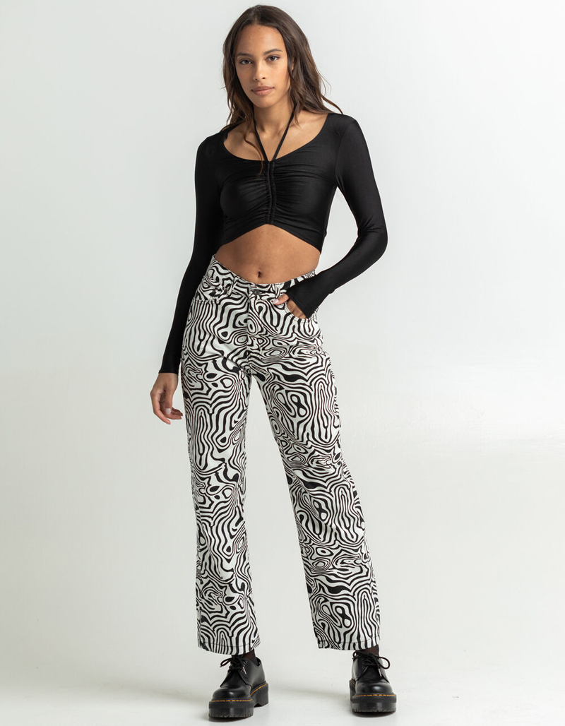 THE RAGGED PRIEST Marble Womens Dad Jeans image number 0