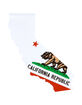 California Bear State Sticker