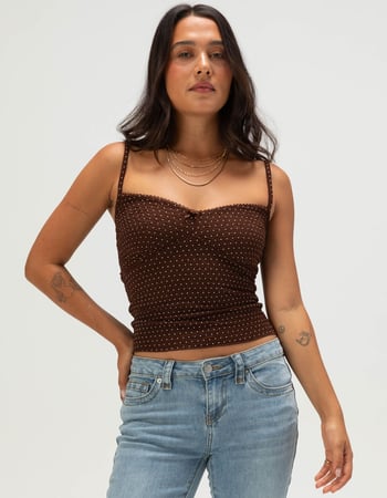 NECTAR CLOTHING Polka Dot Womens Cami Primary Image