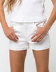 RSQ Malibu White Girls Denim Shorts image number 3