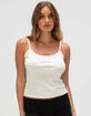HEART & HIPS Bow Trim Womens Cami image number 1