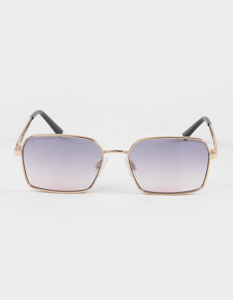 RSQ Square Metal Sunglasses image number 1