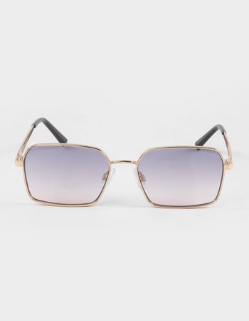 RSQ Square Metal Sunglasses Alternative Image