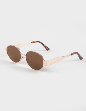 RSQ Oval Metal Sunglasses Primary Image