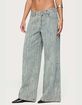 EDIKTED Blaze Distressed Low Rise Jeans image number 4
