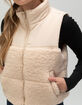 RSQ Womens Nylon Sherpa Vest image number 5