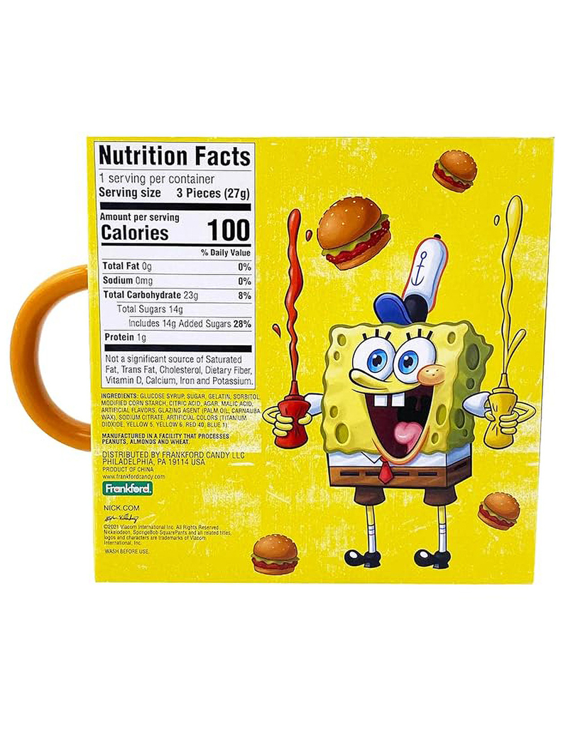 Krabby Patties Mug & Gummy Gift Set image number 1
