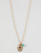 FULL TILT Rose Coin Necklace image number 1