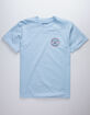 BRIXTON Oath Light Blue Mens T-Shirt image number 2