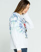 OBEY Soft Demand Tie Dye Womens Tee image number 2