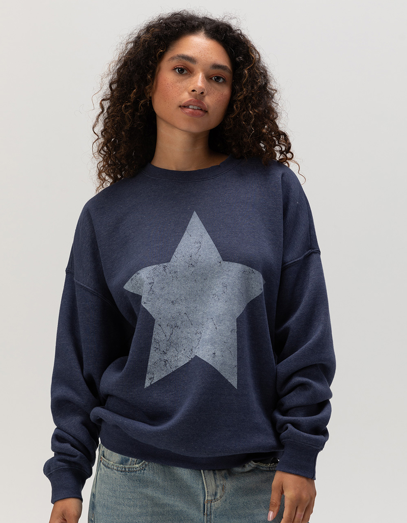 RSQ Womens Star Crewneck Sweatshirt image number 3