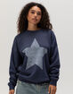 RSQ Womens Star Crewneck Sweatshirt image number 4