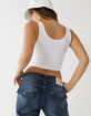 TRUE RELIGION Logo Womens Crop Tank Top image number 3