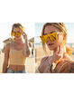 HEAT WAVE VISUAL Clarity Gold Sunglasses image number 2