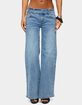 EDIKTED Dale Low Rise Straight Leg Stretchy Jeans image number 1