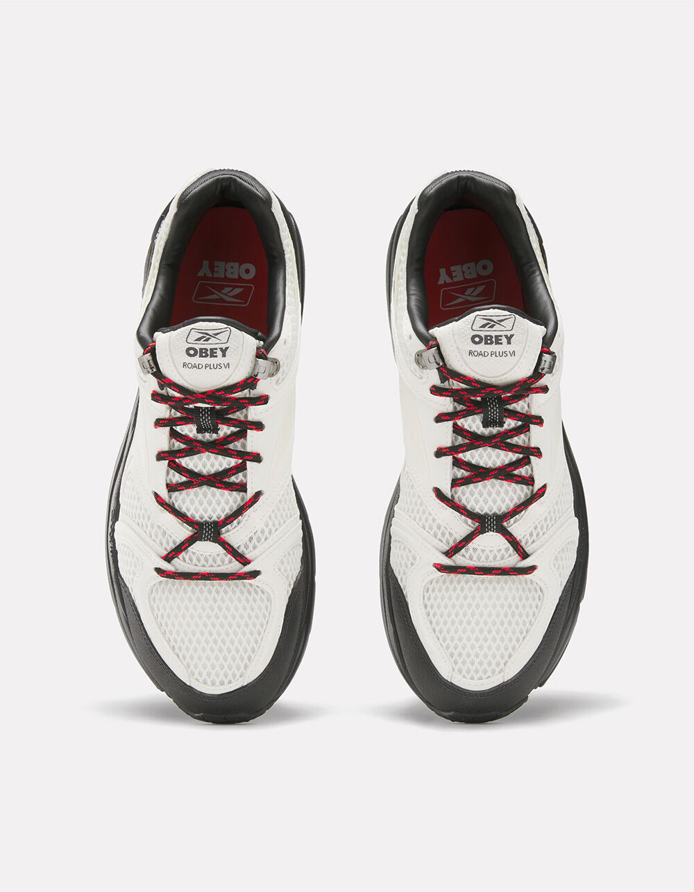 REEBOK x OBEY Premier Road Plus VI Mens Shoes - WHT/BLK - M8