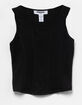 RSQ Girls Contrast Corset Rib Tank Top image number 1