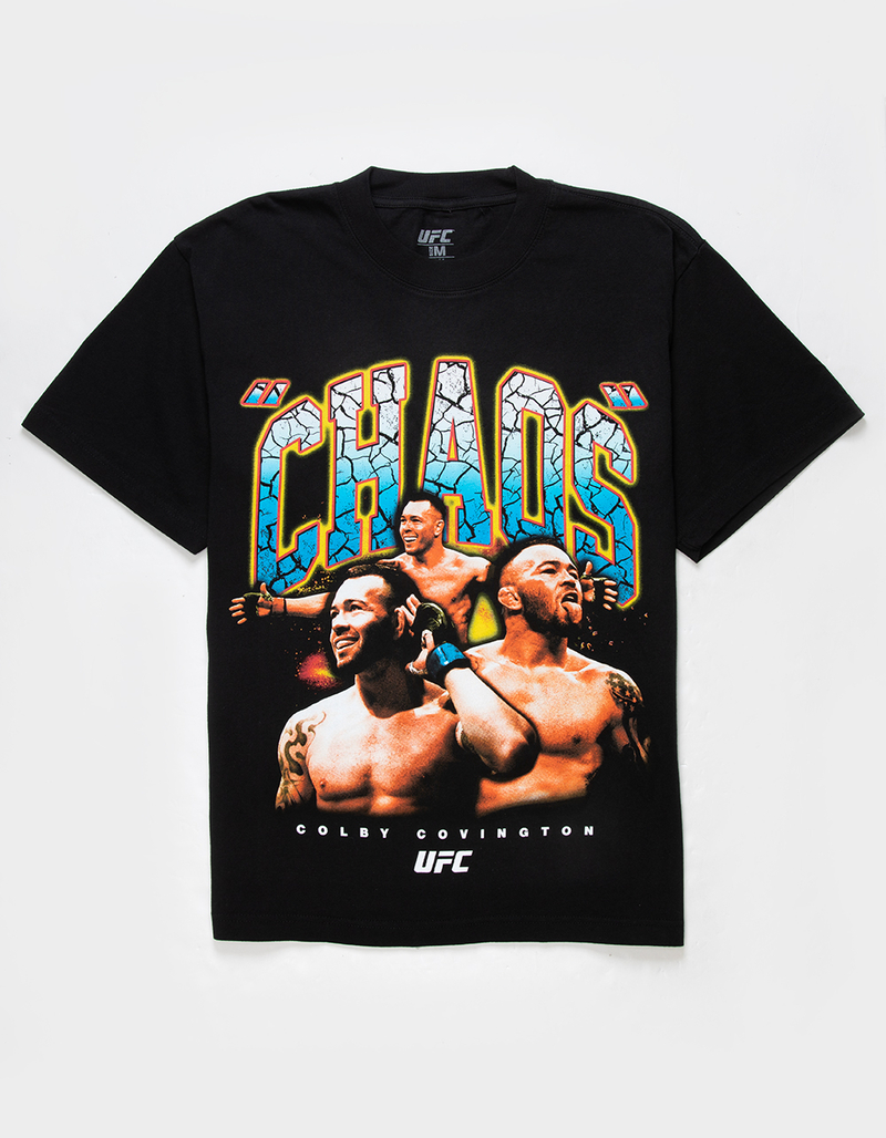 UFC Colby Covington Collage Mens Oversized Boxy Tee image number 0