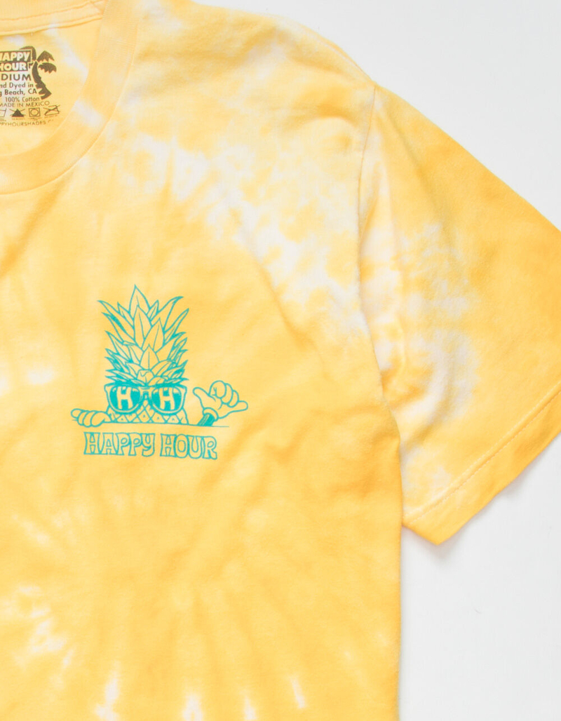 HAPPY HOUR Pineapple Mens T-Shirt image number 1