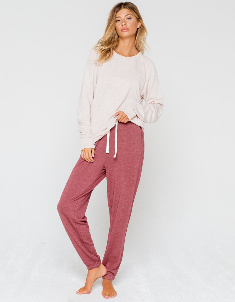 THREAD & SUPPLY Reed Womens Light Pink Sweatshirt image number 3