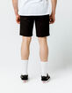 BLUE CROWN Slim Black Mens Chino Shorts image number 5