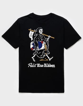 PABST BLUE RIBBON Grim Reaper Unisex Tee Primary Image
