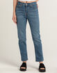 LEVI'S Wedgie Straight Womens Jeans - Summer Love In The Mist image number 2