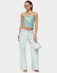 EDIKTED Brynn Sequin Strapless Top image number 5