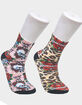 ED HARDY 360 Digital 2 Pack Womens Mid Crew Socks image number 1